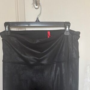Spanx Faux leather leggings SZ XL